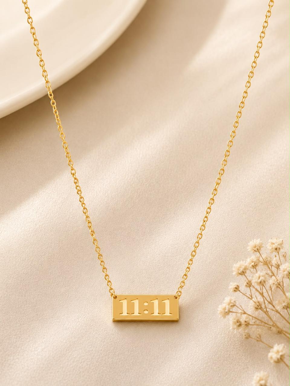Product Name: 11:11 Minimalist Bar Necklace