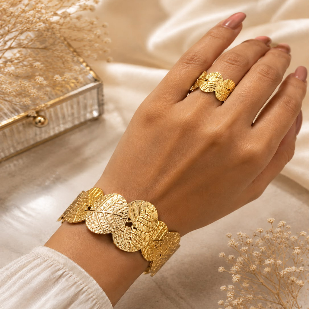 Elegant Bracelet with Ring
