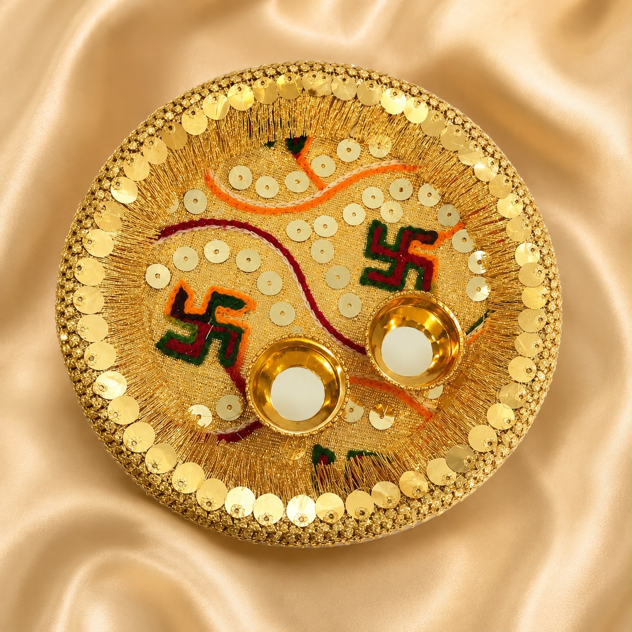 Handcrafted Decorative Raksha Bandhan Pooja Thali